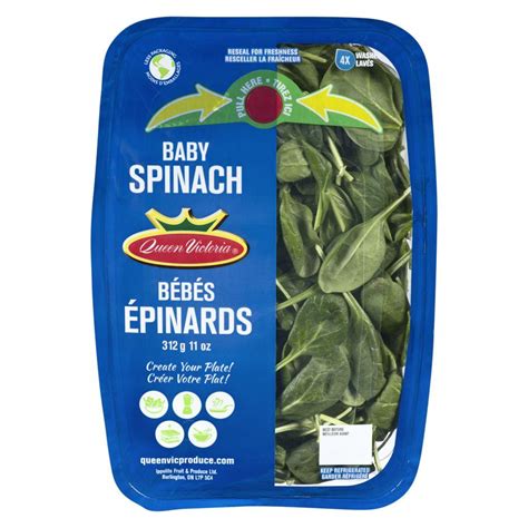 Queen Victoria Baby Spinach (pack) | Superwafer - Online Supermarket