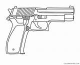 Pistol gun coloring pages Coloring4free  Coloring4Freecom sketch template
