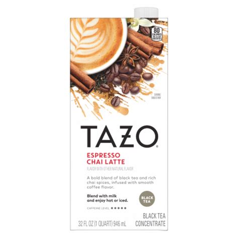 Tazo® Concentrate Espresso Chai Latte, 32 fl oz - Fry’s Food Stores