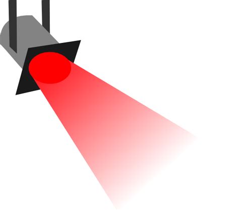 Red Light Beam Free PNG Image