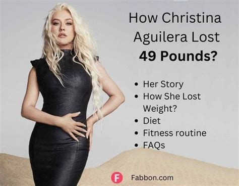 How Christina Aguilera Lost 49 Pounds? | Fabbon