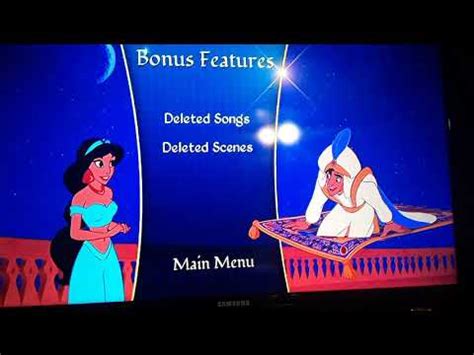 Aladdin (1992) DVD Menu - YouTube