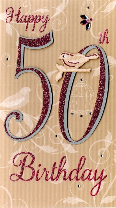 Images Of 50Th Birthday Cards - Bitrhday Gallery