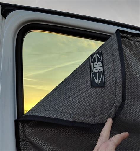 2019 + Sprinter Van Fabric - Magnetic Front Door Window Shade Kit – RB Components