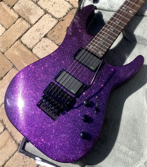 2018 ESP LTD KH-602 Kirk Hammett Signature Purple Sparkle Guitar & Case