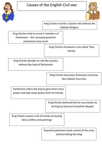 Causes of the English Civil War | Teaching Resources