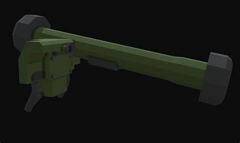 Javelin Missile Launcher Low Poly | CGTrader