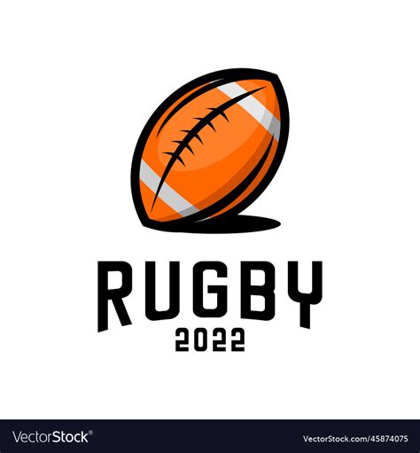 Rugby ball Royalty Free Vector Image - VectorStock