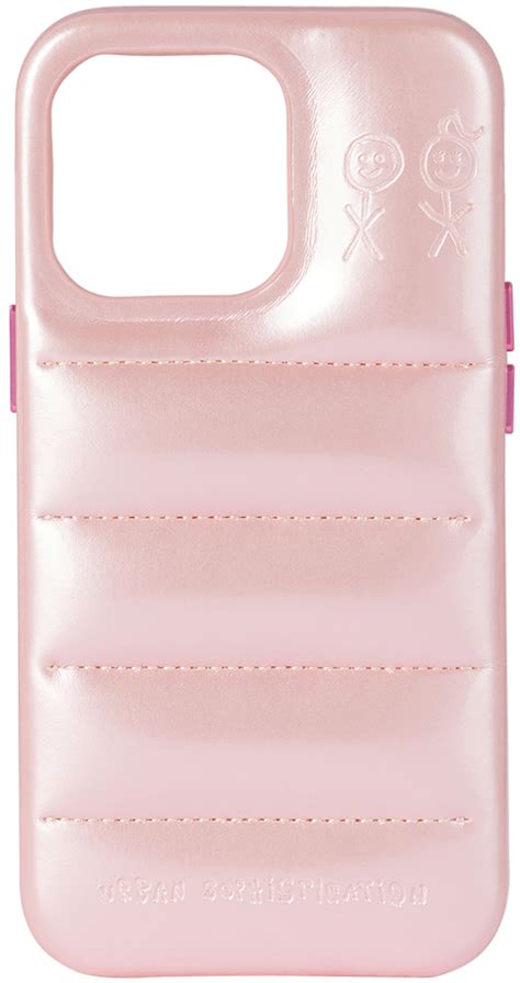 Urban Sophistication Pink Limited Edition 'The Puffer' iPhone 13 Pro Case