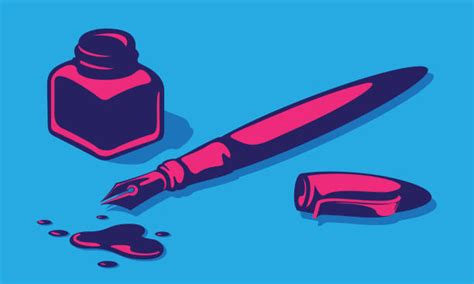 Fountain Pen Illustrations, Royalty-Free Vector Graphics & Clip Art - iStock