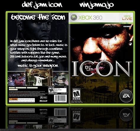 Def Jam ICON Xbox 360 Box Art Cover by Ninjamojo27