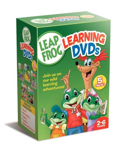 Leapfrog Learning DVDs 5-Pack (Talking Words Factory / Talking Words ...