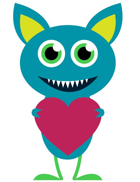 monster valentines clip art - Clip Art Library