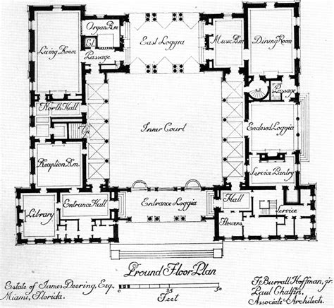 Spanish Villa Floor Plans Courtyard - floorplans.click