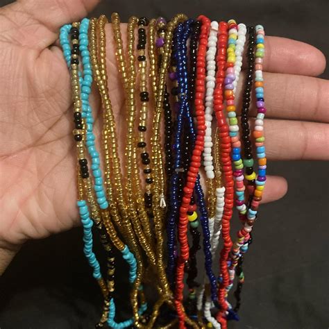 Waist Beads All Colors 11 Pack #Boho #waistBeads - Depop