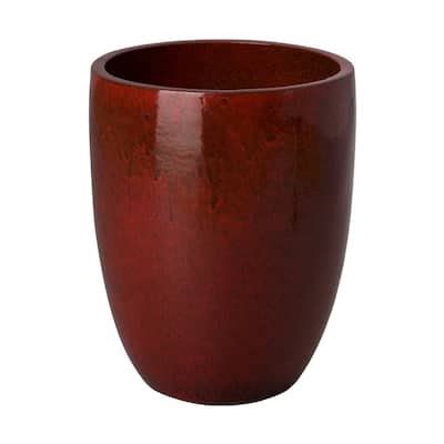 Red - Ceramic - Plant Pots - Planters - The Home Depot