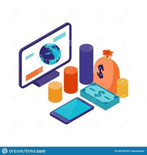 Worldwide Payment Methods Composition Stock Vector - Illustration of ...