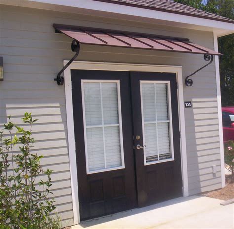 House awnings, Metal door awning, House exterior