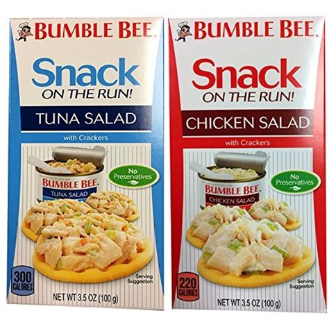 Bumble Bee Tuna Salad & Chicken Salad 3.5 Ounce Variety ...