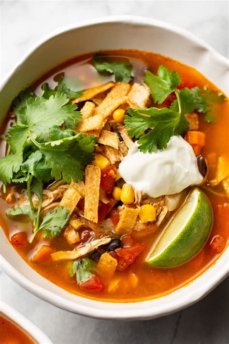 This Mexican chicken soup is easy to make, healthy, and delicious! It's ...