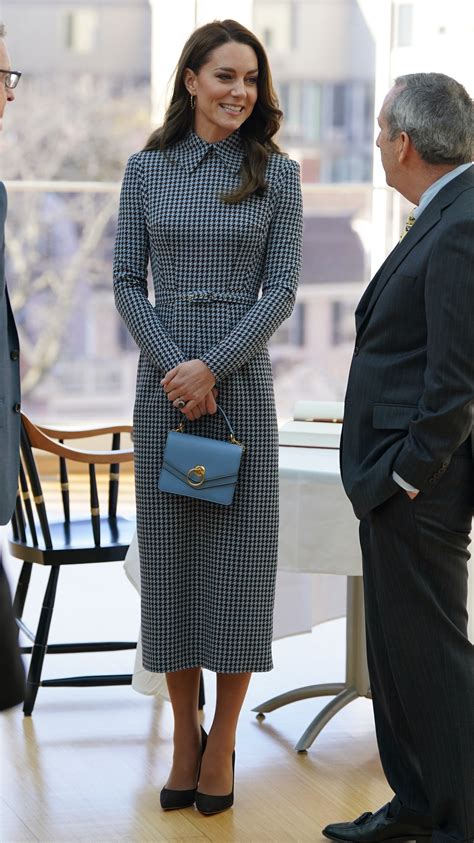 Kate Middleton Gave Houndstooth a Stylish Upgrade During a Visit to ...