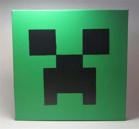 Hand Painted Canvas Painting - Creeper Inspired - NerdCrafted.com