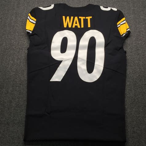 STS - Steelers TJ Watt Game issued Jersey 2018 Season Size 42 | The official auction site of the ...