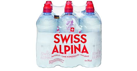 Buy Swiss Alpina Red Uncarbonated Natural Mineral Water 6x75cl (450cl) cheaply | coop.ch