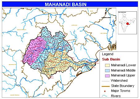 Mahanadi River System Map