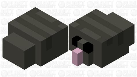 armadillo but the face is the tail of the endermite Minecraft Mob Skin