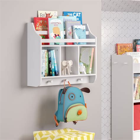 RiverRidge® Book Nook Collection Kids Wall Shelf with Cubbies and ...