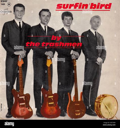 The Trashmen - Surfin' bird EP - Vintage Vinyl Record Cover Stock Photo ...