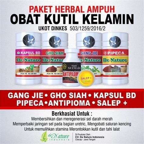 Ramuan Obat Herbal kutil kelamin aman