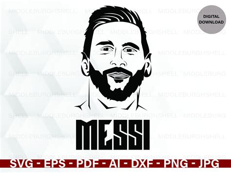 Messi Svg, Lionel Messi, Digital Art, , Football, Soccer, Football ...