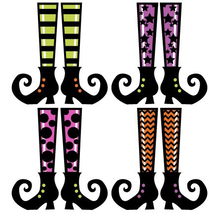 Witch Shoes SVG cut files for scrapbooking paper crafts halloween svg files free svg cuts