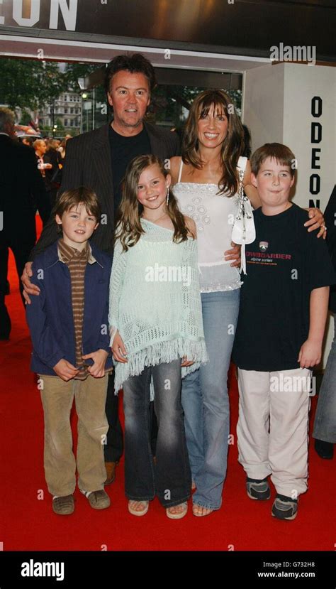 Paul young wife stacey arrive premiere hi-res stock photography and ...