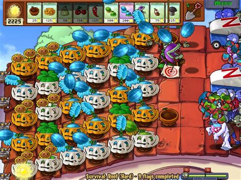 Survival: Roof (Hard) | Plants vs. Zombies Wiki | FANDOM powered by Wikia