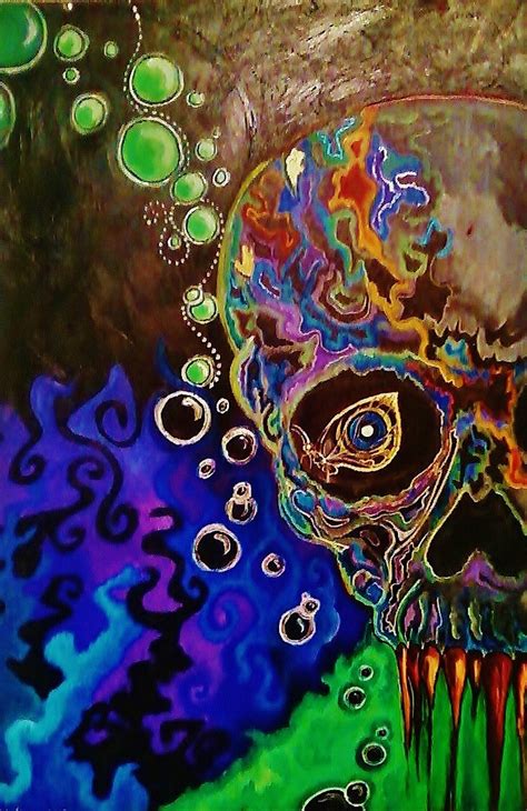 Psychedelic Skull Finished by Master-Of-Puppets12 on DeviantArt