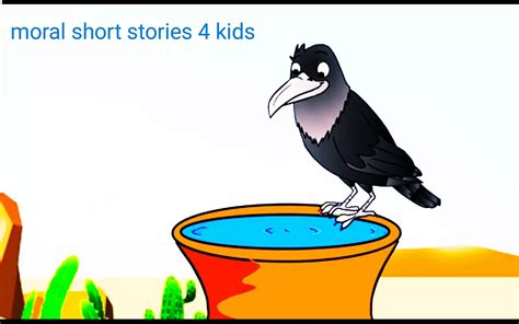 The Thirsty Crow Story with Moral in English for Kids