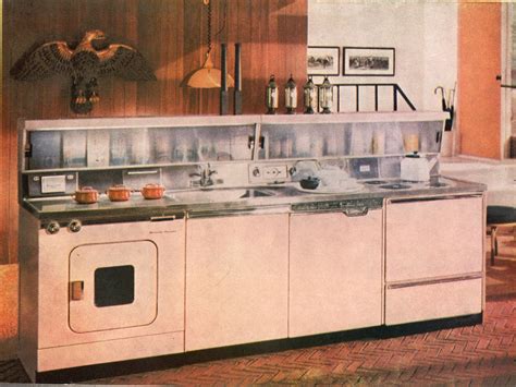 1958 | Love this...a unit with the sink, dishwasher, disposa… | Flickr