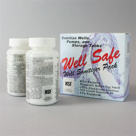 Well Safe Well Sanitizer Pack - Case of Six – Pure Water Products, LLC