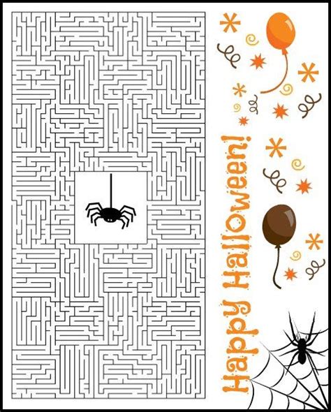 Free Halloween Puzzle Printables - Daily Dish Magazine | Halloween puzzles, Halloween maze, Free ...