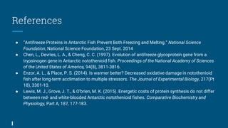 Notothenioid Fish Presentation | PPT | Free Download