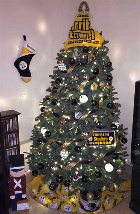 Steelers Christmas Tree | Cool Christmas Tree Decorating Ideas