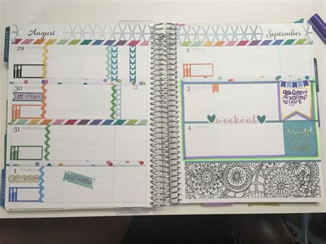 Erin Condren Life Planner: Weekly Layout