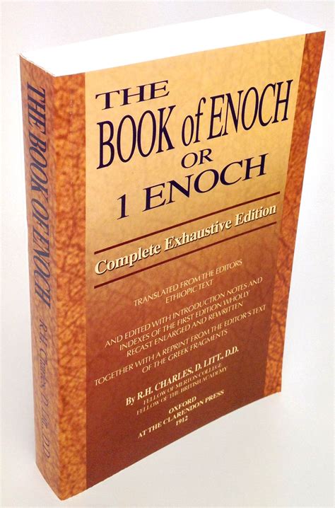 The Book Of Enoch (Enoch l) R.H. Charles Translation Complete Exhaustive 450 pag