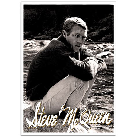 Poster STEVE MCQUEEN King Of Cool Art & Collectibles Digital Prints trustalchemy.com