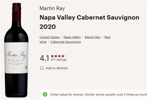 » Martin Ray 2020 Cabernet Sauvignon Napa Sonoma County