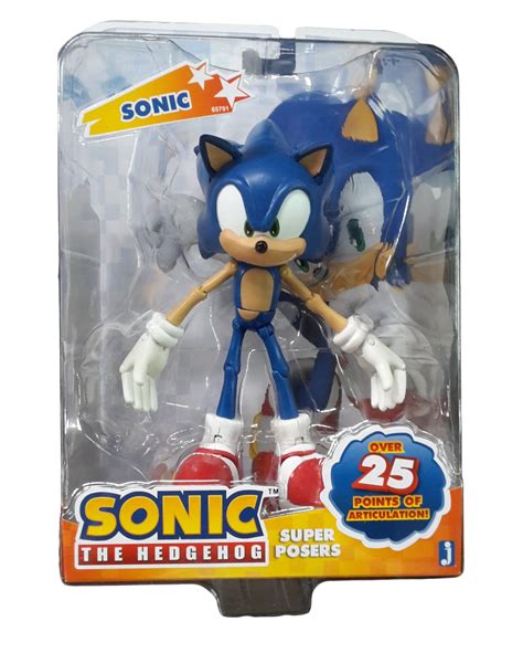 Amazon.com: Sonic Super Poser 6" Action Figure: Toys & Games Kids Birthday Presents, Sonic ...