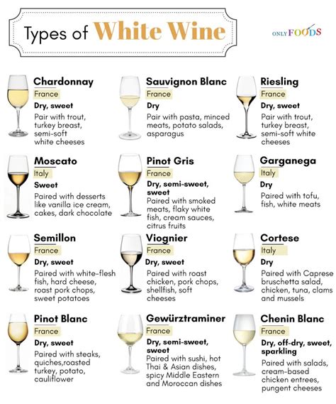 Different Types of White Wine a Wine-Lover Should Know About